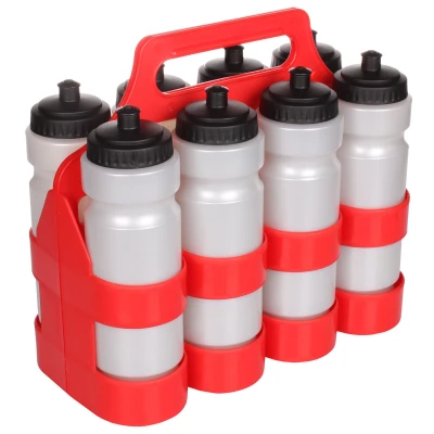 Merco Bottle Carrier 8 červená sada dvou plastových nosičů lahví
