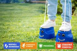 Merco Chôdky Smile detské balančné protišmykové ružové plast