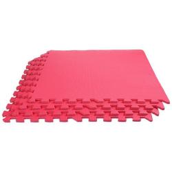 Merco Colored Puzzle fitness podložka červená Merco Colored Puzzle fitness podložka červená