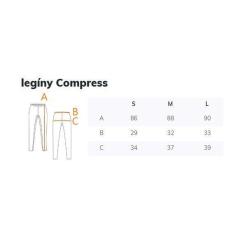 Merco Compress legíny na cvičení zelená POUZE M (VÝPRODEJ)