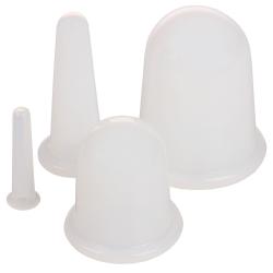 Merco Cups 4Pack masážní silikonové baňky bílá