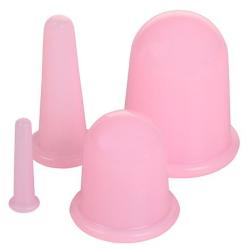 Merco Cups 4Pack masážní silikonové baňky růžová