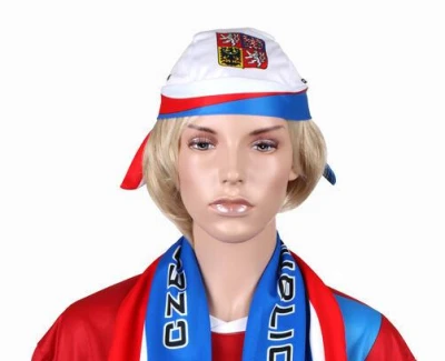Merco Czech Team bílý pirátský šátek