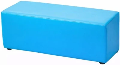 Merco Dětská měkká pěnová lavice 100x40x40cm modrá Merco Dětská měkká pěnová lavice 100x40x40cm modrá