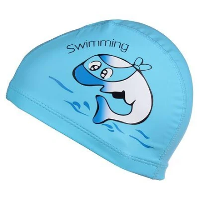 Merco Dolphin dětská plavecká čepice světle modrá Merco Dolphin dětská plavecká čepice světle modrá