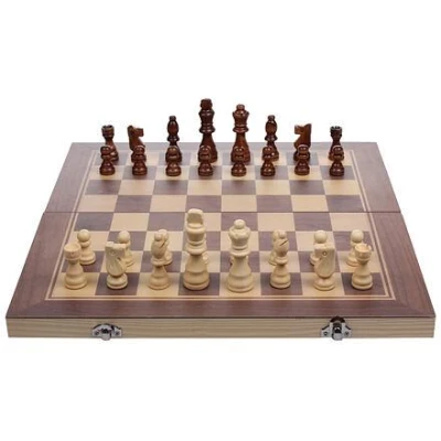 Merco Dřevěné šachy 3v1 Merco Dřevěné šachy 3v1