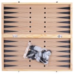 Merco Dřevěné šachy 3v1