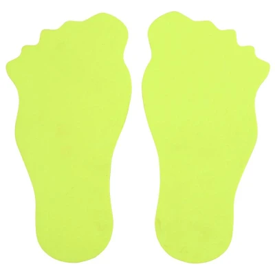 Merco Feet značka na podlahu žlutá
