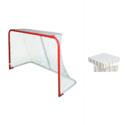 Merco Goal hokejová branka + Hockey Revolution Hockey Tiles deska (8 ks)