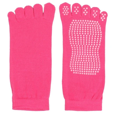 Merco Grippy S1 ponožky na jógu, prstové růžová