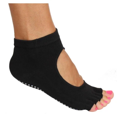 Merco Grippy S2 ponožky na jógu, bezprsté černá Merco Grippy S2 ponožky na jógu, bezprsté černá