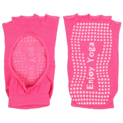 Merco Grippy S2 ponožky na jógu, bezprsté růžová