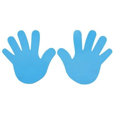 Merco Hand značka na podlahu modrá Merco Hand značka na podlahu modrá