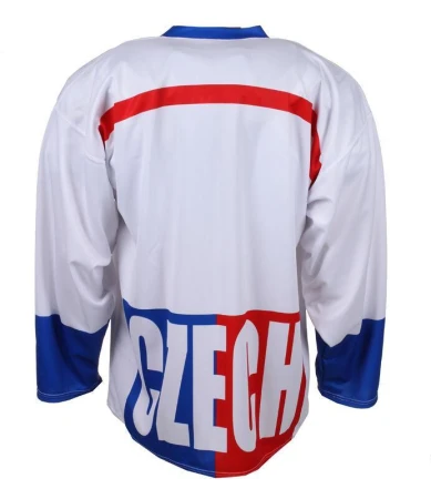 Merco hokejový dres ČR Nagano 1998 replika bílá - bez potisku POUZE XXL (VÝPRODEJ)