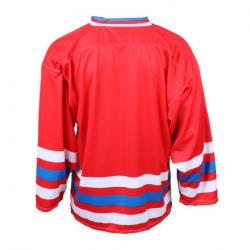 Merco hokejový dres ČSSR 1976 replika červená - velikost XS, POTISK 60 JELÍNEK