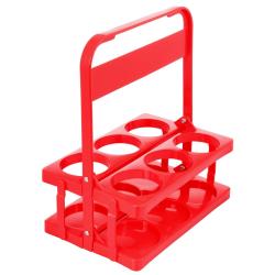 Merco Holder 6 plastový nosič lahví červená
