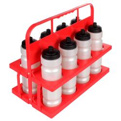 Merco Holder 8 plastový nosič lahví červená