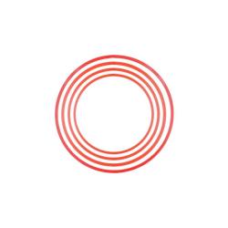 Merco HP kruh překážkový červená POUZE 70 cm (VÝPRODEJ)