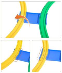 Merco Hra agility tvary spojovací sada čtverce a trojúhelníky 20 dílků