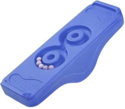 Merco Hra balanční senzorická deska s dráhou pro kuličky 2v1 modrá