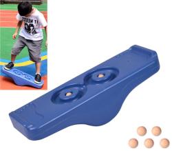 Merco Hra balanční senzorická deska s dráhou pro kuličky 2v1 modrá