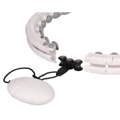 Merco Hula Hoop Massage gymnastická obruč bílá