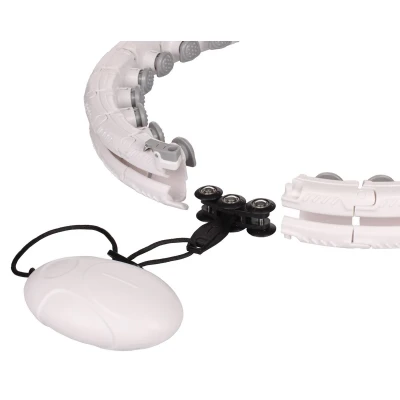 Merco Hula Hoop Massage gymnastická obruč bílá