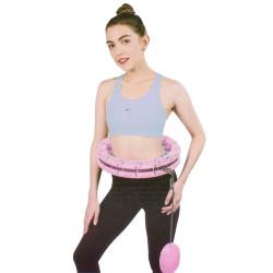 Merco Hula Hoop Massage gymnastická obruč růžová