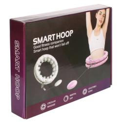Merco Hula Hoop Massage gymnastická obruč růžová