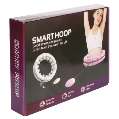 Merco Hula Hoop Massage gymnastická obruč růžová