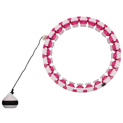 Merco Hula Hoop Smart gymnastická obruč tm. růžová Merco Hula Hoop Smart gymnastická obruč tm. růžová