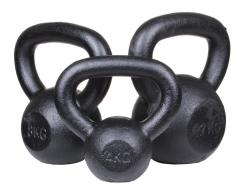 Merco Kettlebell Kov činka černá