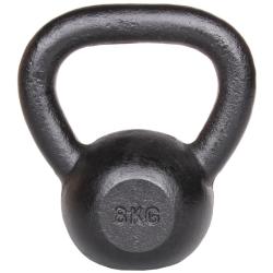 Merco Kettlebell Kov činka černá POUZE 16 kg (VÝPRODEJ)