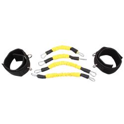 Merco Leg Trainer Set odporové gumy sada žltá