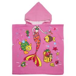 Merco Love Mermaid detské plážové pončo