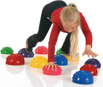 Merco Masážna balančná foot podložka 16cm rehabilitačná čierna