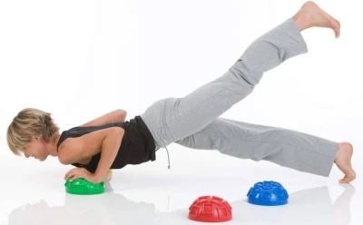 Merco Masážna balančná foot podložka 16cm rehabilitačná čierna