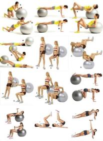 Merco Míč Anti Burst overball 55cm modrý fitness gymball rehabilitační