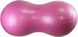 Merco Míč gymnastický balanční gymball Peanut růžový set s gumou