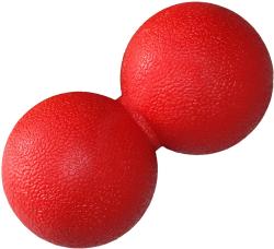 Merco Míček masážní duální 6x12cm rehabilitační TPE červený