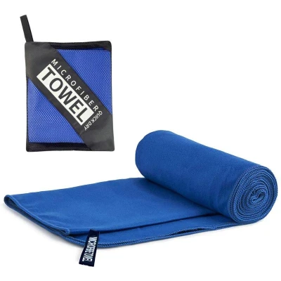 Merco Microfibre rychleschnoucí ručník 40 x 80 cm modrá