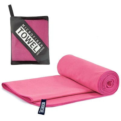 Merco Microfibre rychleschnoucí ručník 50 x 120 cm růžová