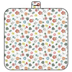 Merco Monet Garden XXL pikniková deka 200 x 200 cm POUZE 1 ks (VÝPRODEJ)