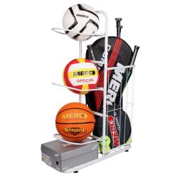 Merco Multisport 3 stojan na sportovní pomůcky bílá