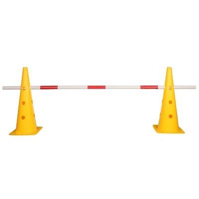 Merco P3 červenobílá pruhovaná agility tyč