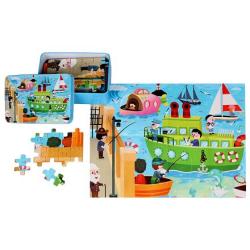 Merco Parník puzzle 100 dílků