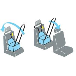 Merco Passenger 40 autosedačka pro psy černá