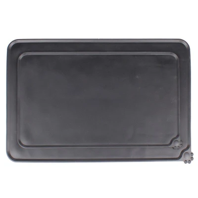 Merco Paw Large podložka pod misky černá