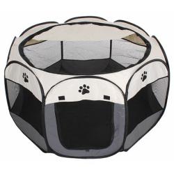 Merco Pet Octagonal ohrádka pro psy bílá-šedá