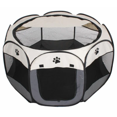 Merco Pet Octagonal ohrádka pro psy bílá-šedá